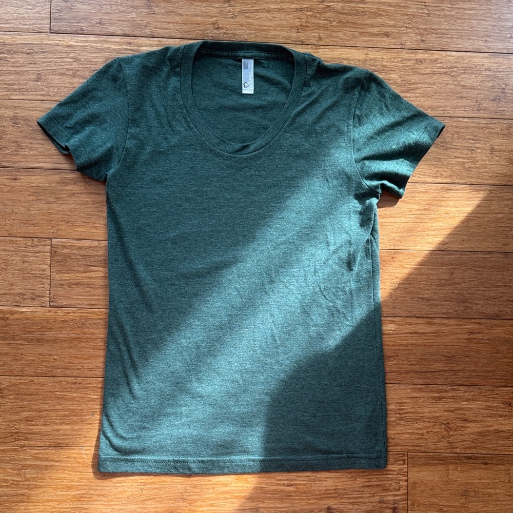 American Apparel Forest Green T shirt